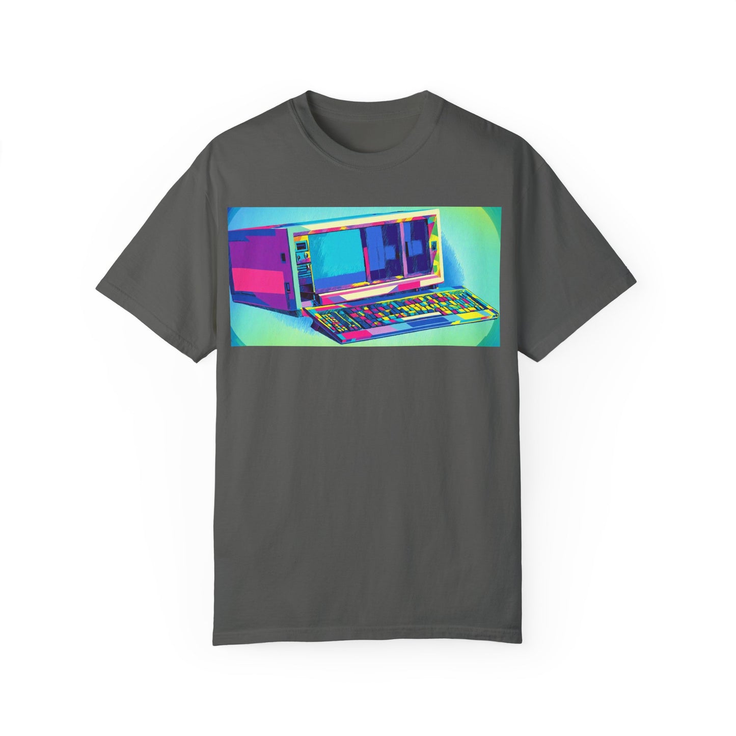 Classic Luggable PC T-Shirt - Print Art Multi-Color