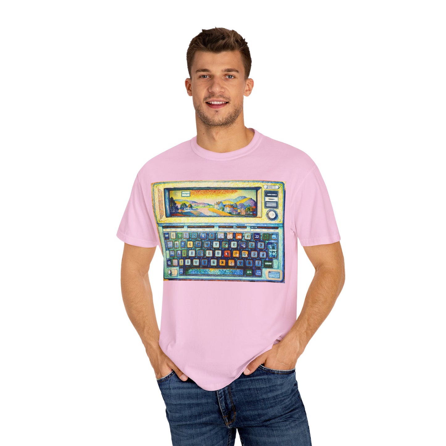 Classic Laptop PC T-Shirt - Paint Art Classic