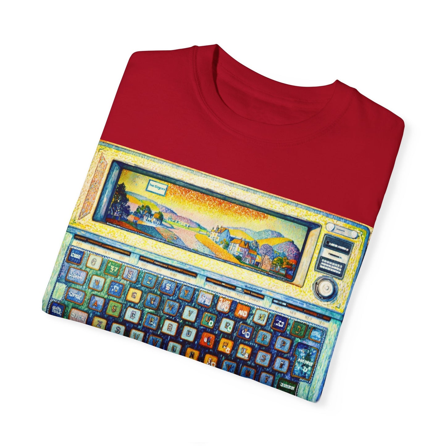 Classic Laptop PC T-Shirt - Paint Art Classic