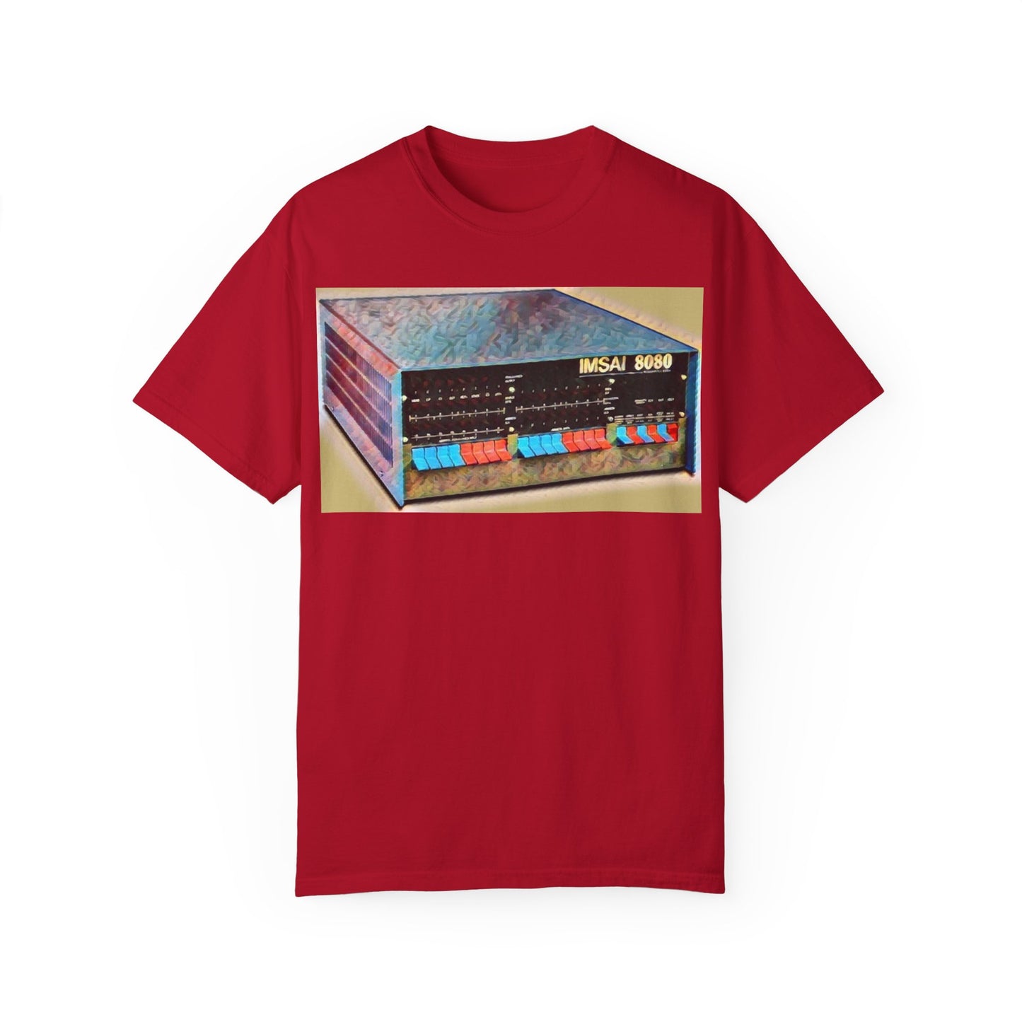 IMSAI 8080 Computer T-Shirt - Paint Art Color