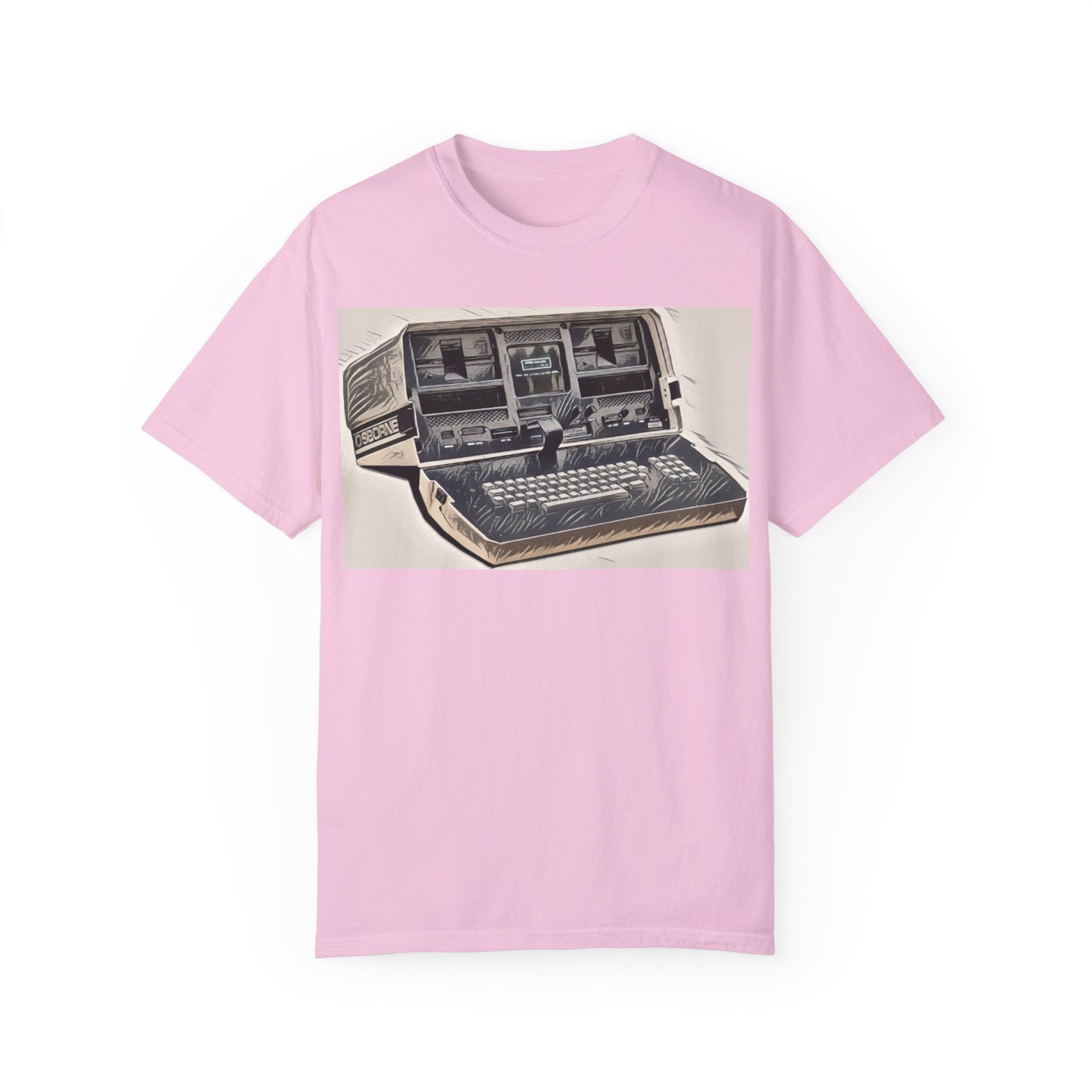 OSBORNE Computer T-Shirt - Ink Art Monochrome