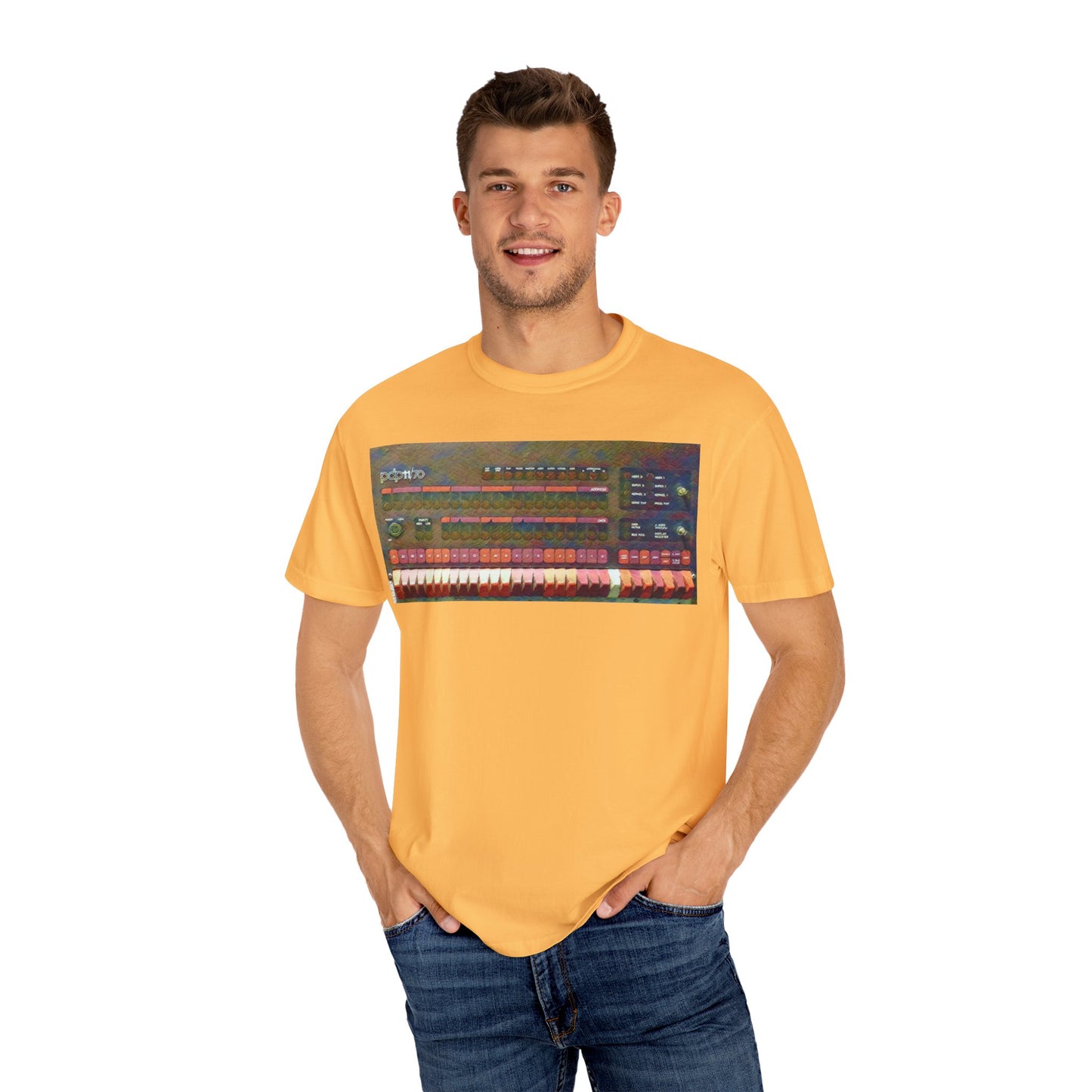 Classic Mini Computer T-Shirt - Paint Art Color