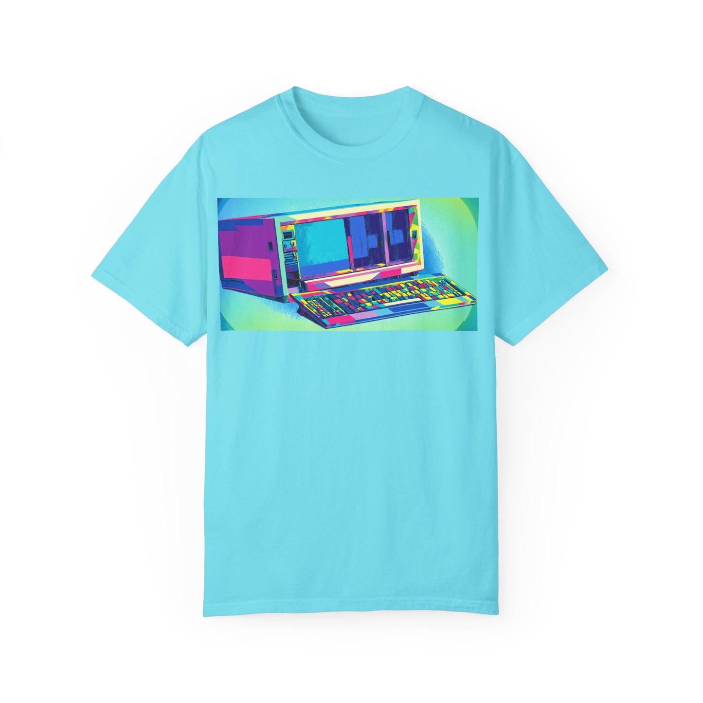 Classic Luggable PC T-Shirt - Print Art Multi-Color