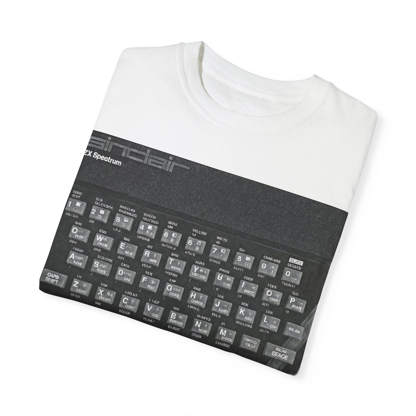 Sinclair Spectrum T-Shirt - Print Art Monochrome