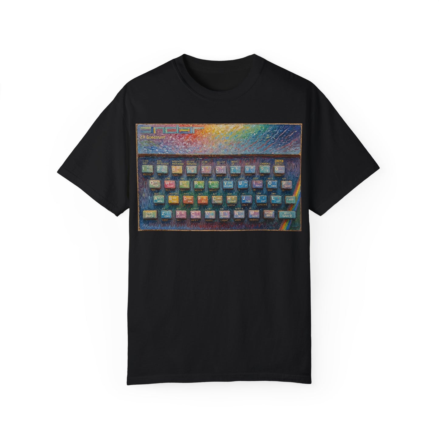Sinclair Spectrum T-Shirt - Oil Paint Art Color