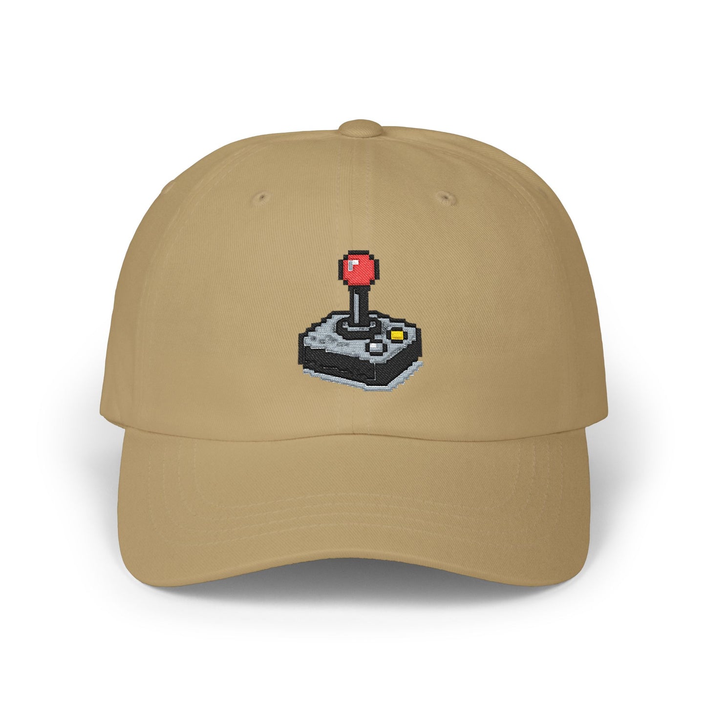 Game Controller Themed Computer Cap with Retro Red Winged Snake Logo - Vintage Athletic Baseball Hat