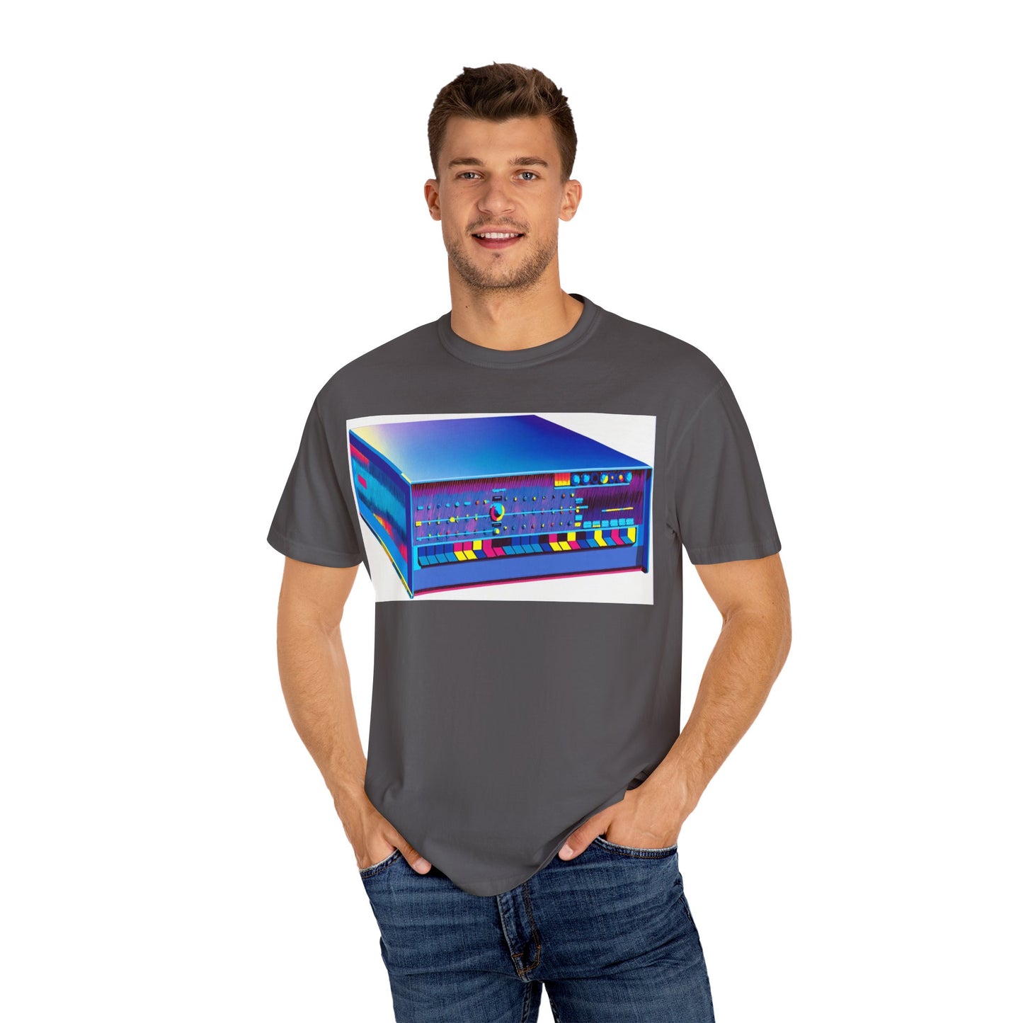 IMSAI 8080 Computer T-Shirt - Modern Art Multi-Color