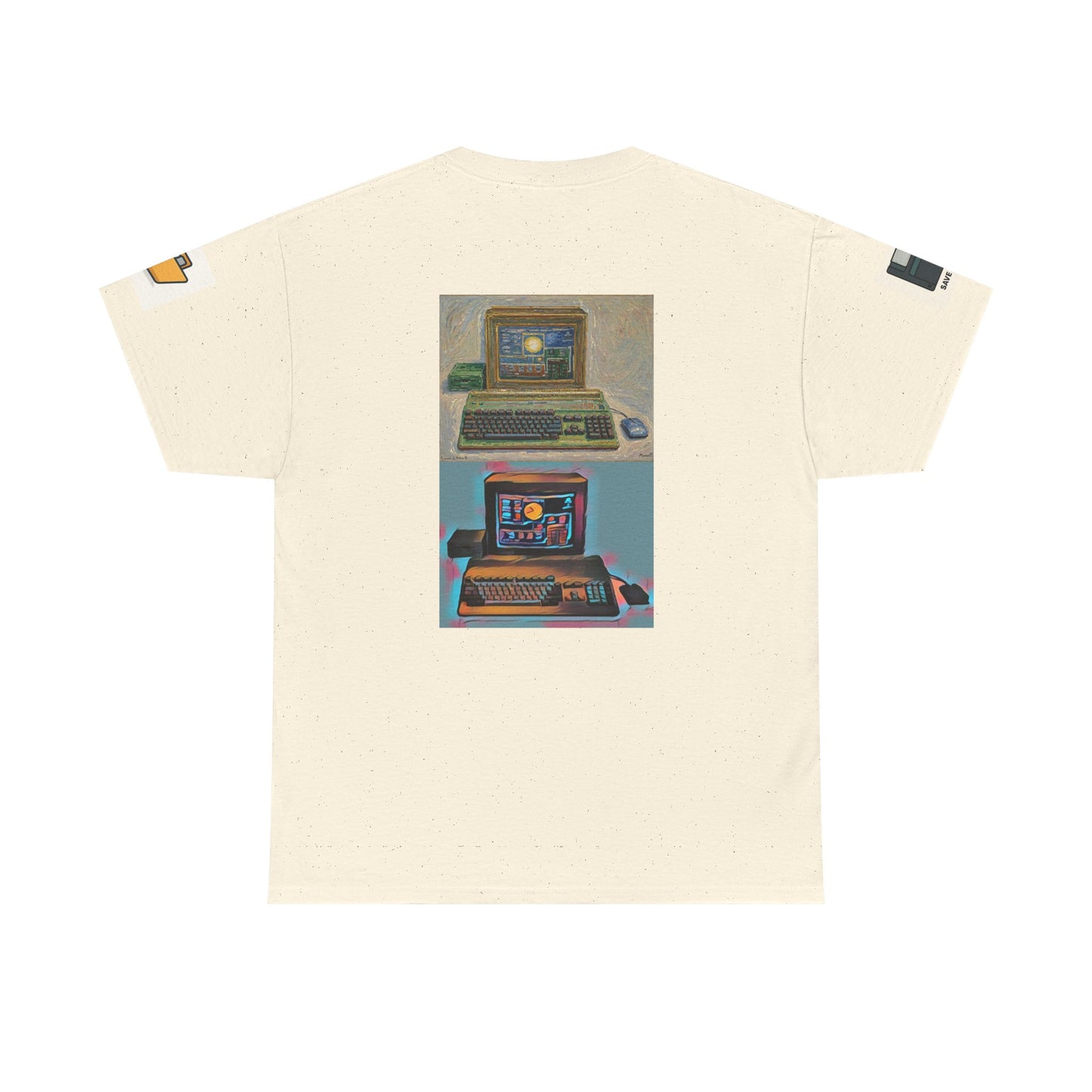 Retro Computer Tee — Vintage PC Graphic T‑Shirt for Tech Lovers