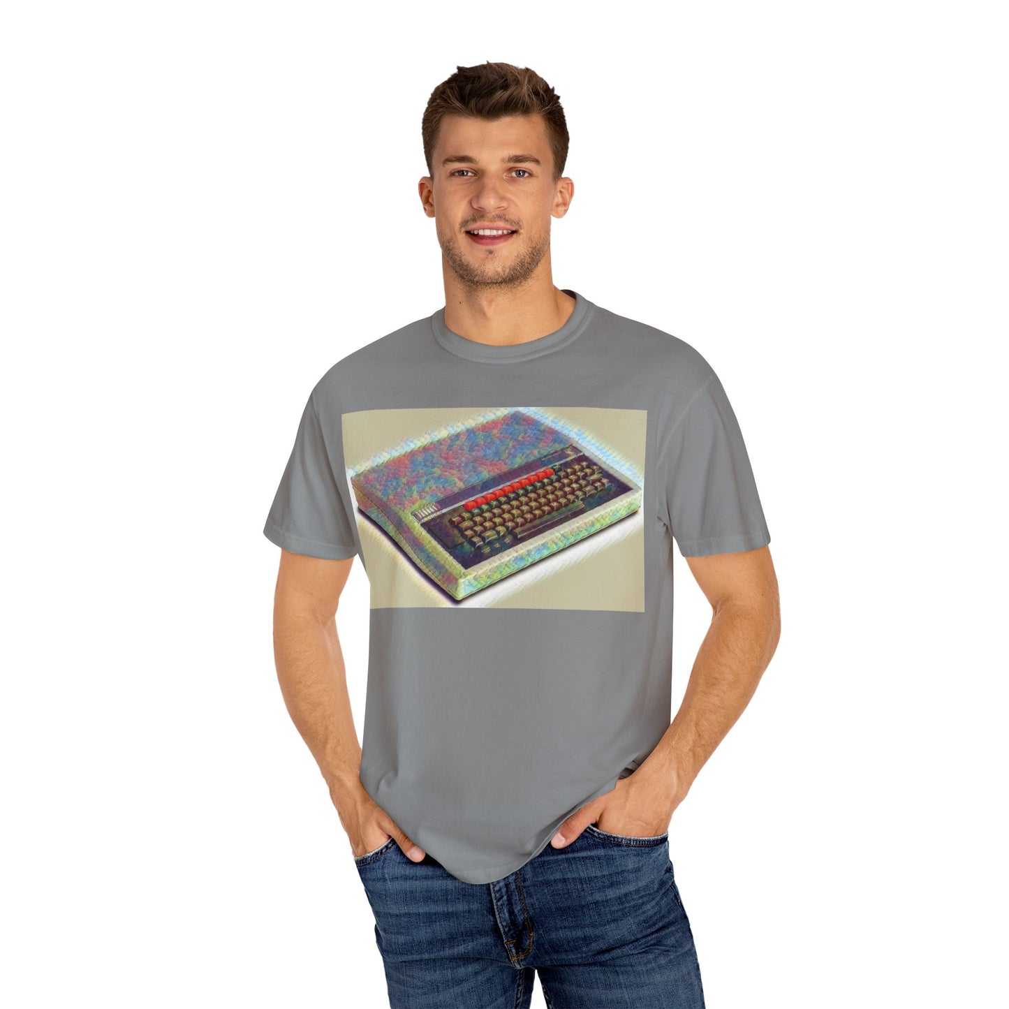 Classic Micro Computer T-Shirt - Paint Art Color