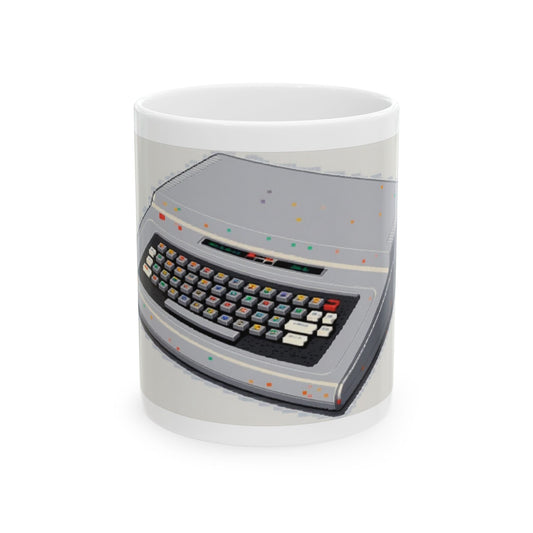 Vintage Computer Ceramic Mug | Classic Color Computer Pixel Art Color Design | Perfect for Tech Lovers
