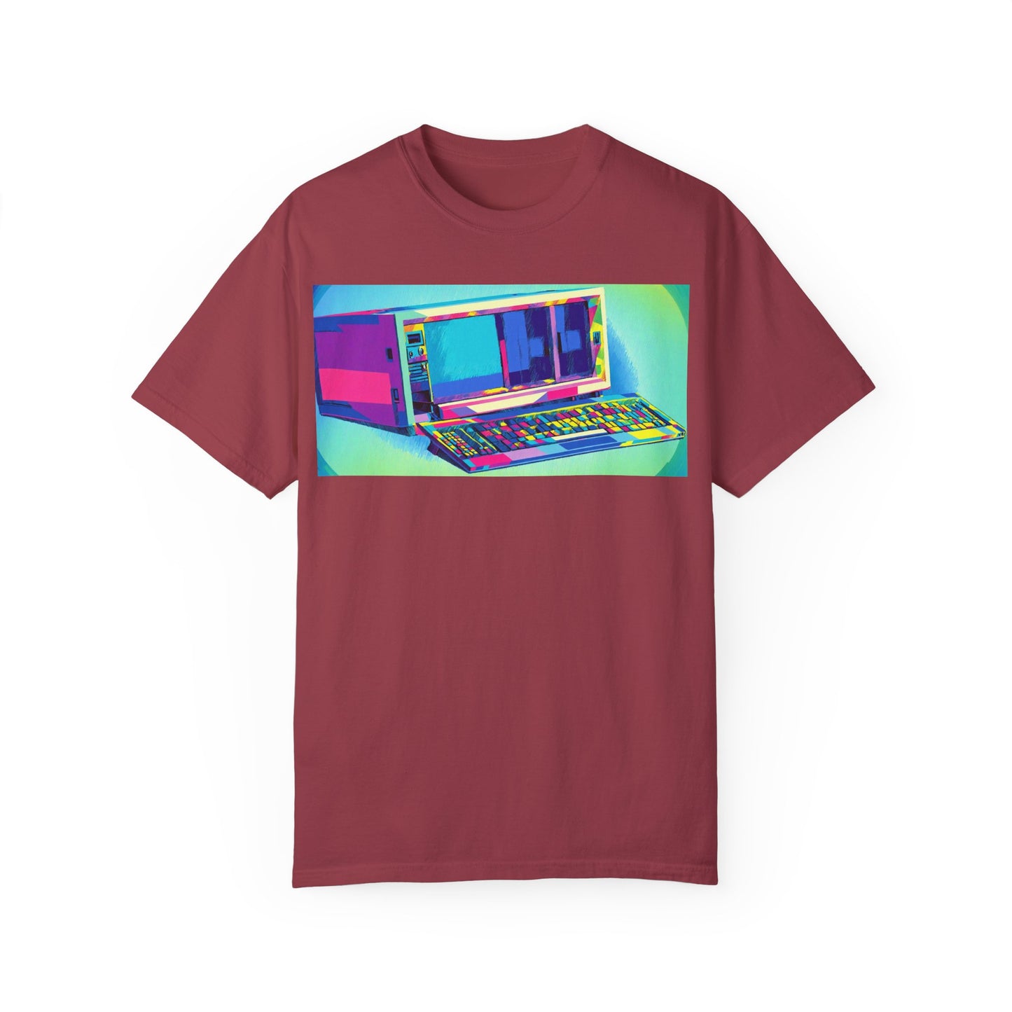 Classic Luggable PC T-Shirt - Print Art Multi-Color