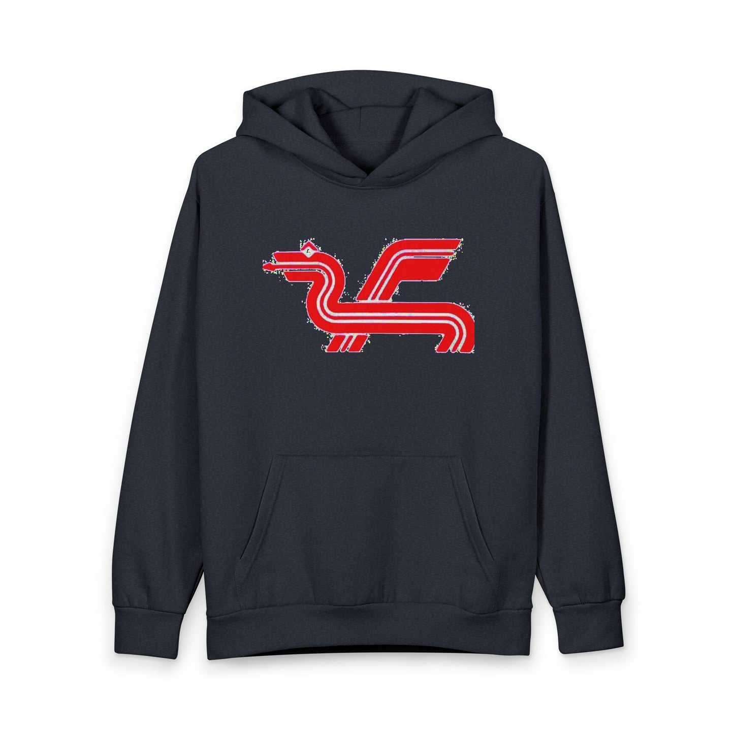 Dragon Computer Themed Hoodie — Vintage Home Computer Graphic Pullover