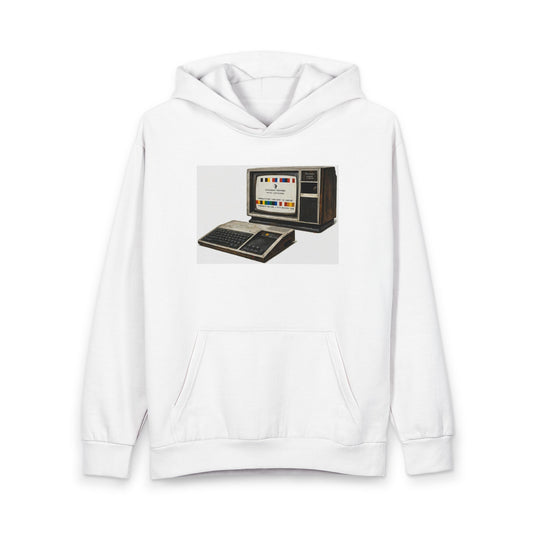 Retro Computer Hoodie — Vintage TI-99/4A Graphic Pullover
