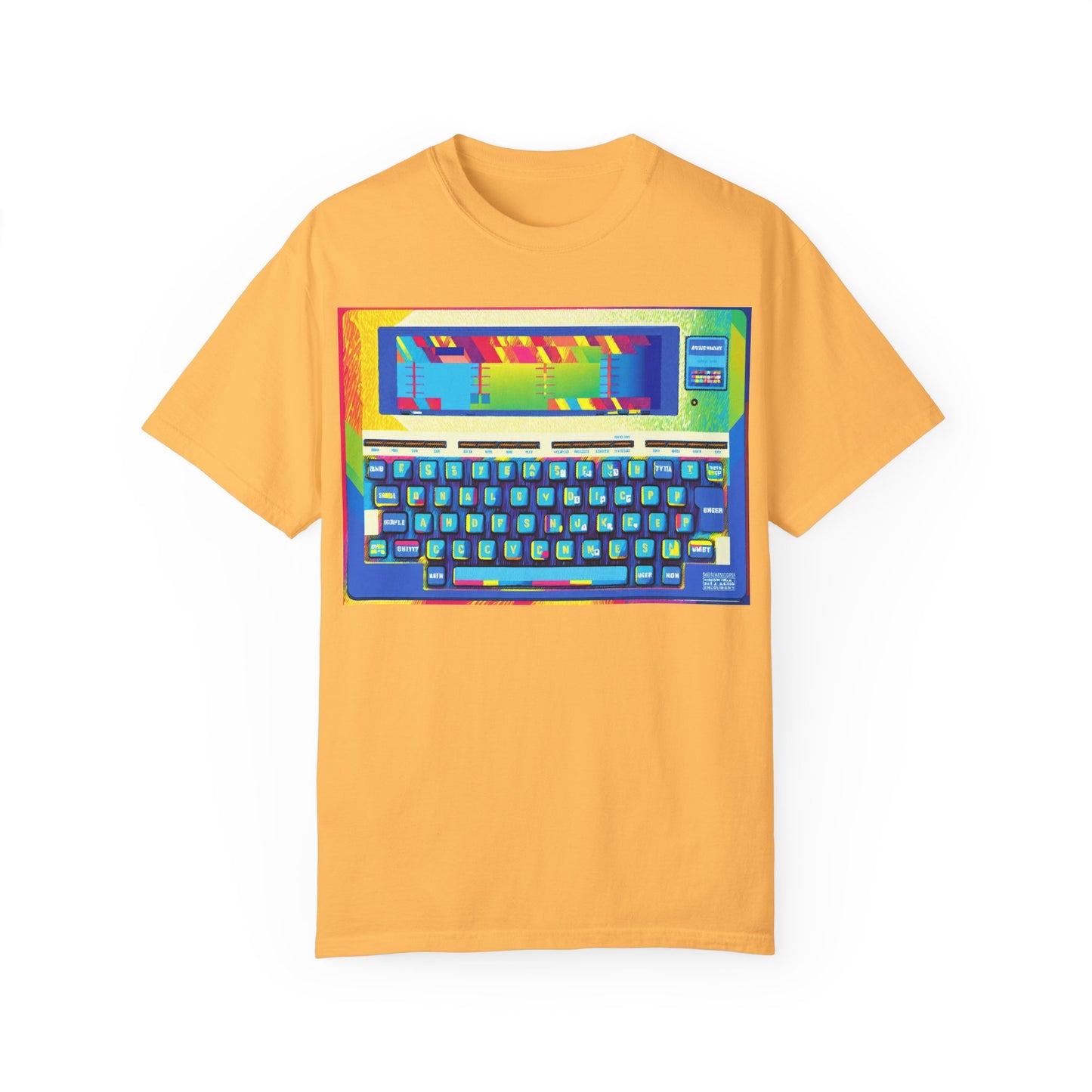 Classic Laptop PC T-Shirt - Print Art Multi-Color