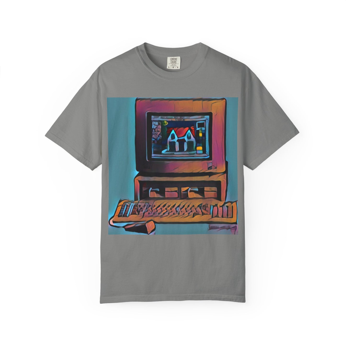 Classic business machine inspired T-Shirt  | Color Print Art | Ideal for tech enthusiasts and collectors