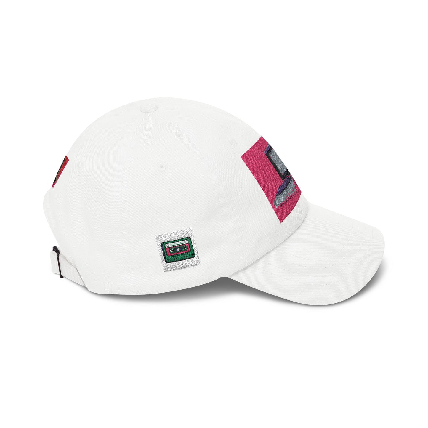 Game Controller Themed Computer Cap with Retro Red Winged Snake Logo - Vintage Athletic Baseball Hat