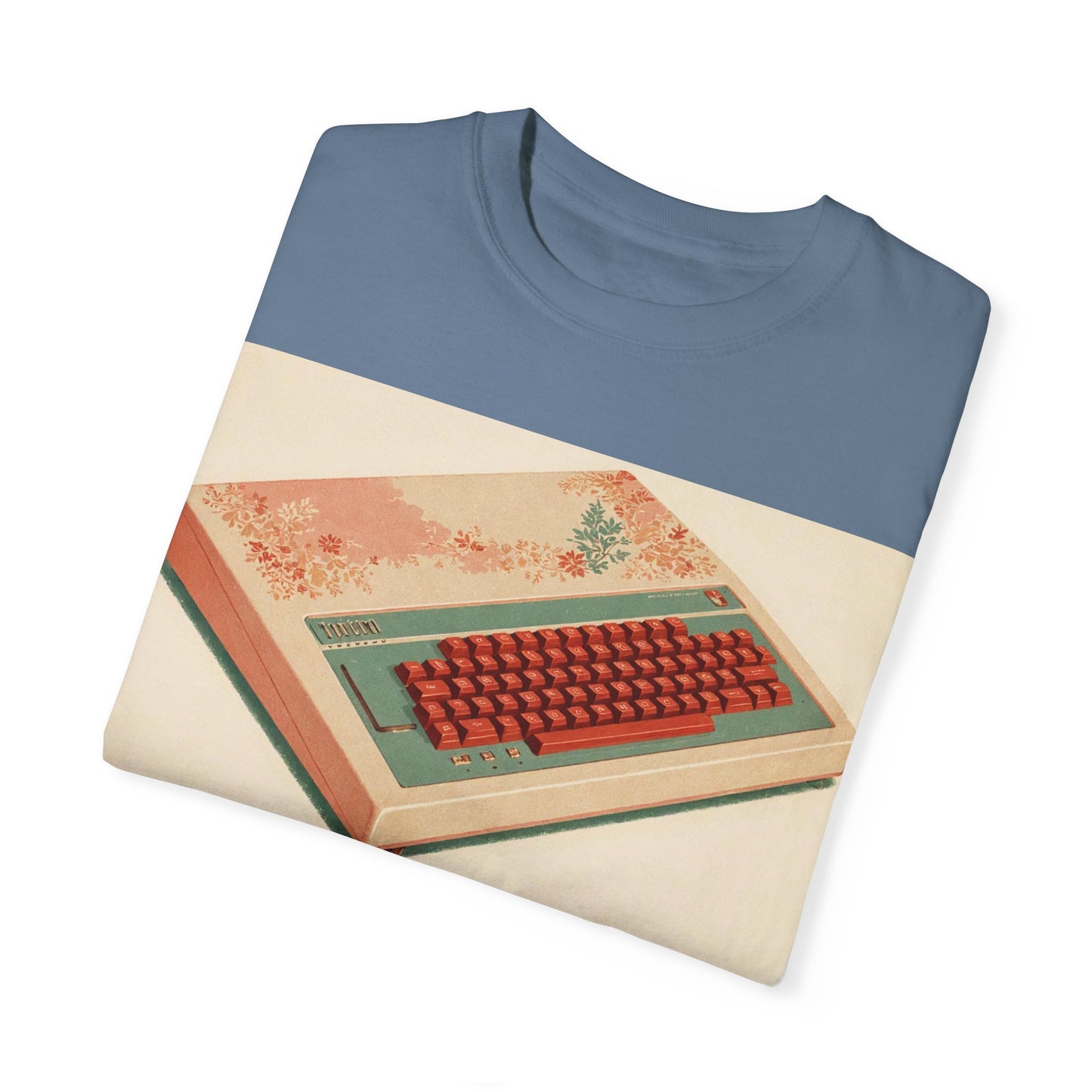 Classic Micro Computer T-Shirt - Floral Art Color