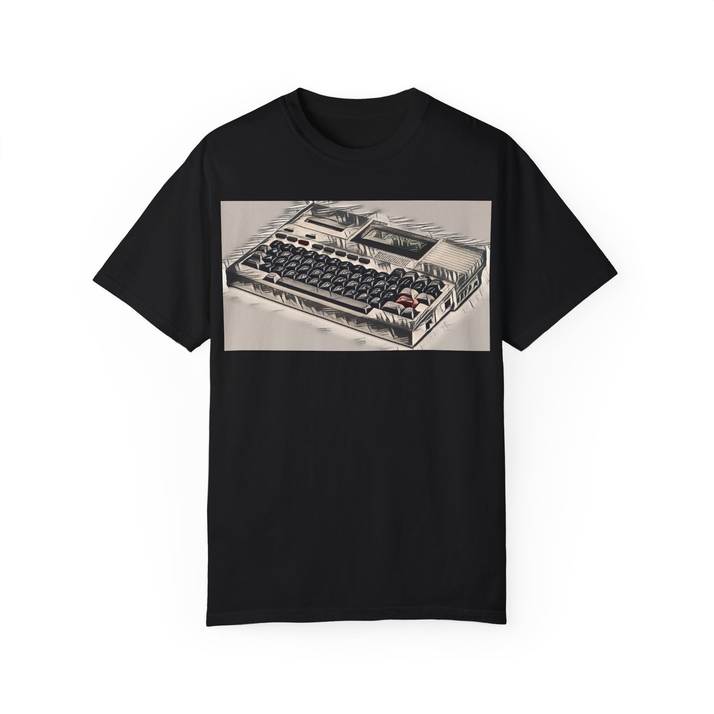 Classic Laptop Computer T-Shirt - Ink Art Limited Color