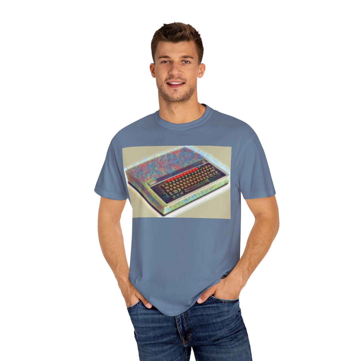 Classic Micro Computer T-Shirt - Paint Art Color