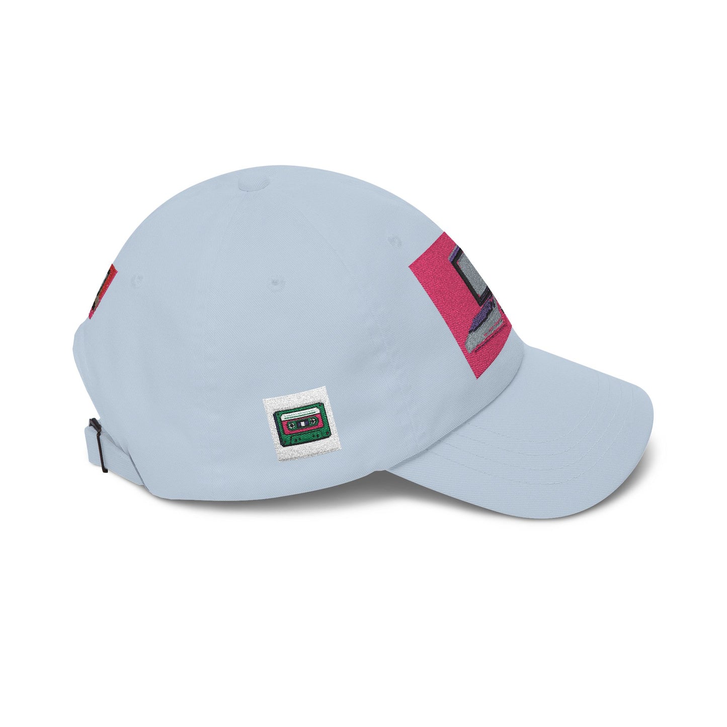 Game Controller Themed Computer Cap with Retro Red Winged Snake Logo - Vintage Athletic Baseball Hat