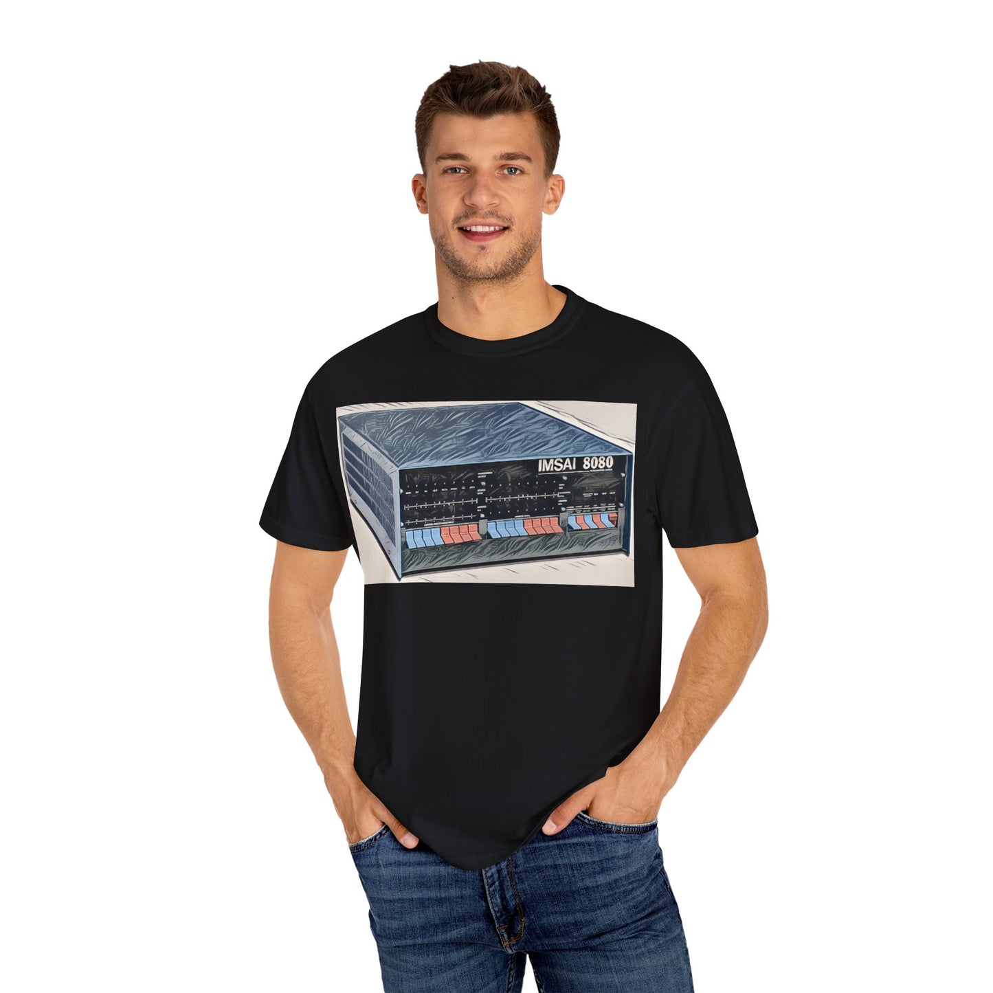 IMSAI 8080 Computer T-Shirt - Ink Art Limited Color