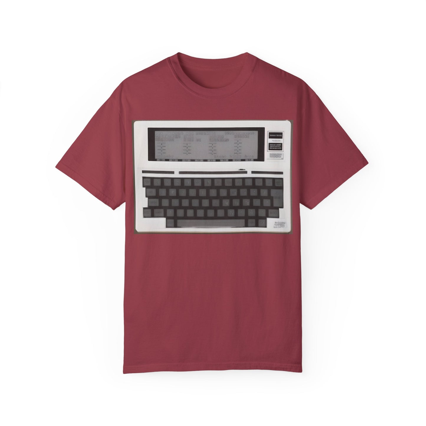 Classic Laptop PC T-Shirt - Print Art Monochrome