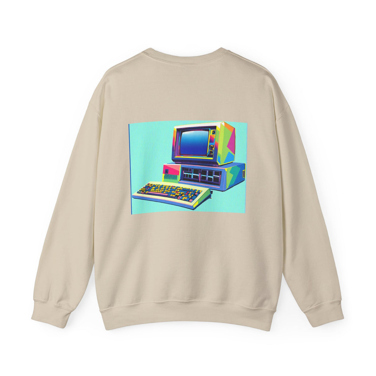 Classic PC Themed Crewneck Sweatshirt - 5150 Vintage PC Graphic