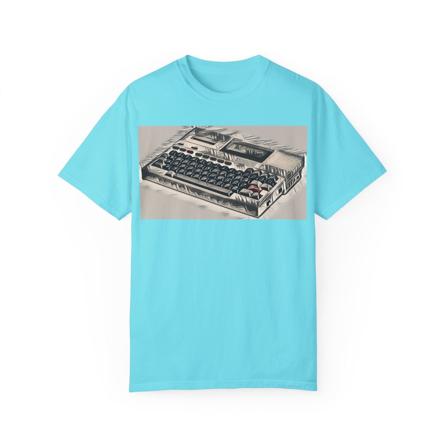 Classic Laptop Computer T-Shirt - Ink Art Limited Color