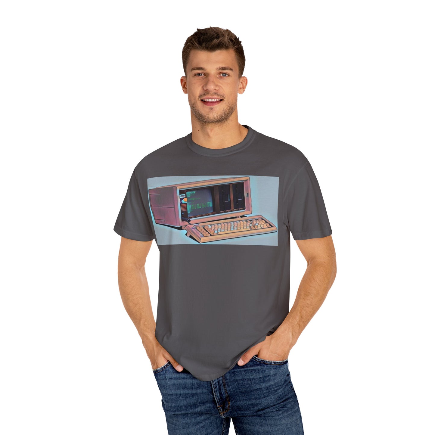 Classic Luggable PC T-Shirt - Modern Art Color