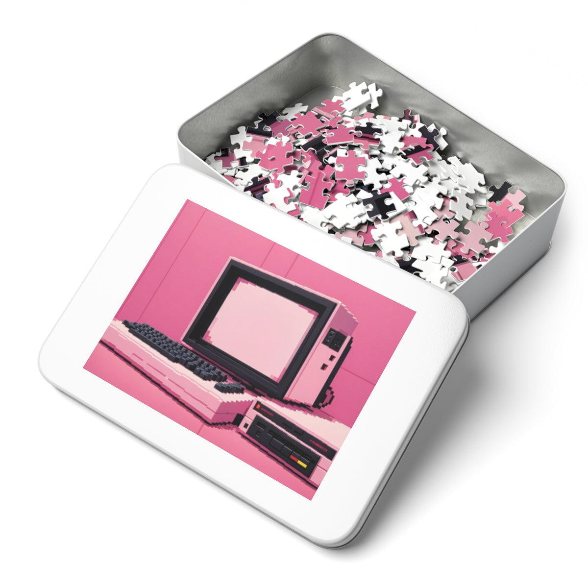 Commodore 64 Pixel themed Jigsaw Puzzle (with Tin)