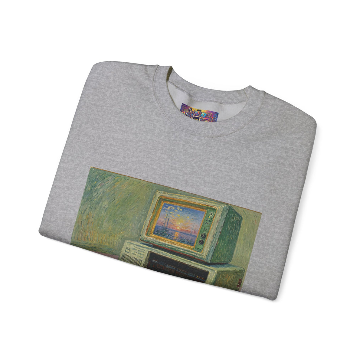 Classic PC Themed Crewneck Sweatshirt - 5150 Vintage PC Graphic