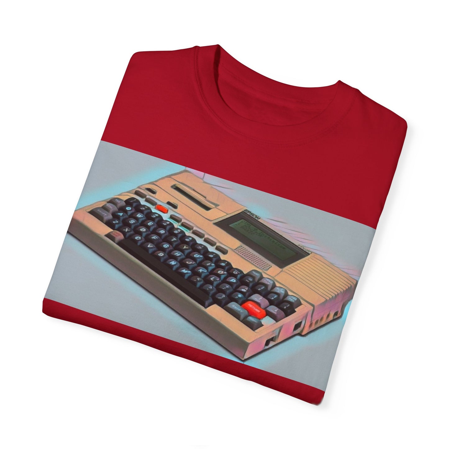 Classic Laptop Computer T-Shirt - Modern Art Color