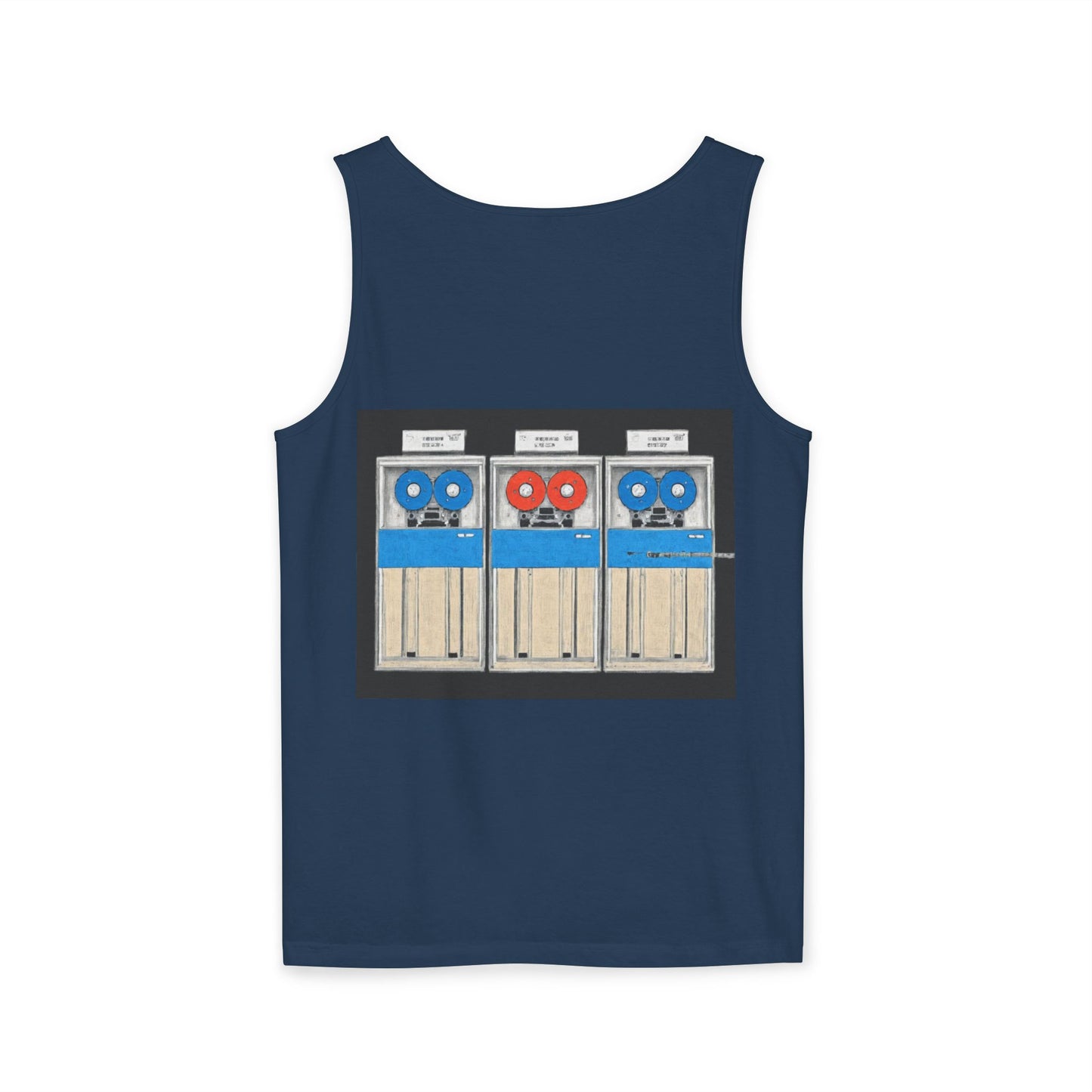 Mainframe Inspired Tank Top | Unisex Retro Graphic Tee for Tech Lovers, Summer Fashion, Gift for Nerds, Festival Wear, 80s Style