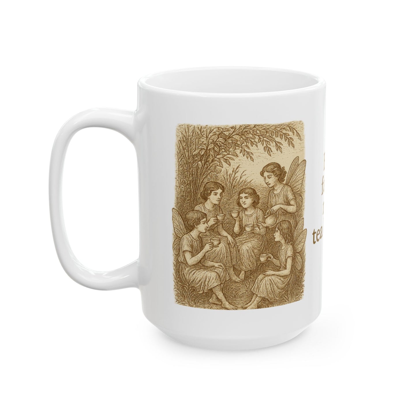 Even Fairies Need Tea Breaks! Mug | Harmsworth Art |  Perfect for Tech Lovers