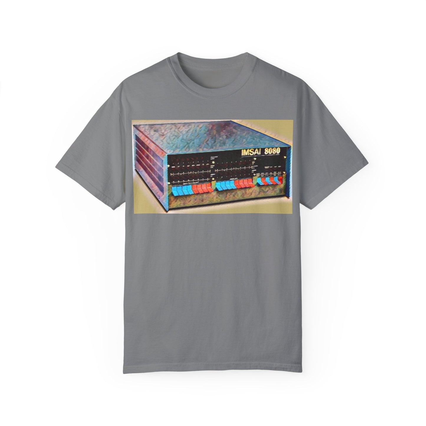 IMSAI 8080 Computer T-Shirt - Paint Art Color