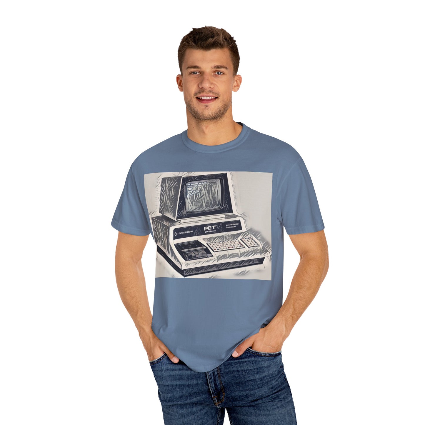 PET Computer T-Shirt - Ink Art Monochrome