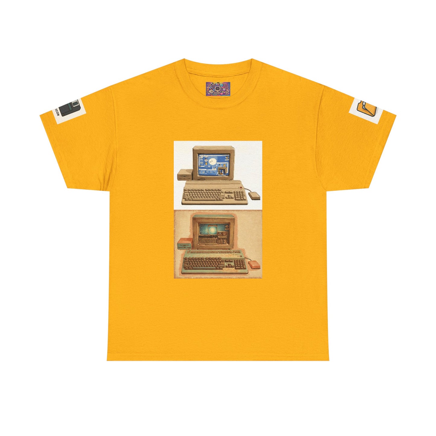 Retro Computer Tee — Vintage PC Graphic T‑Shirt for Tech Lovers