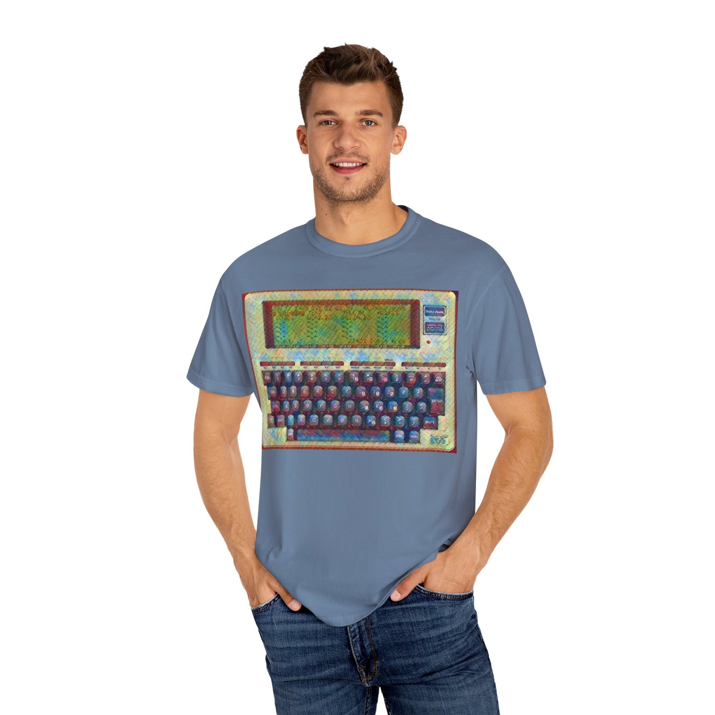 Classic Laptop PC T-Shirt - Paint Art Color