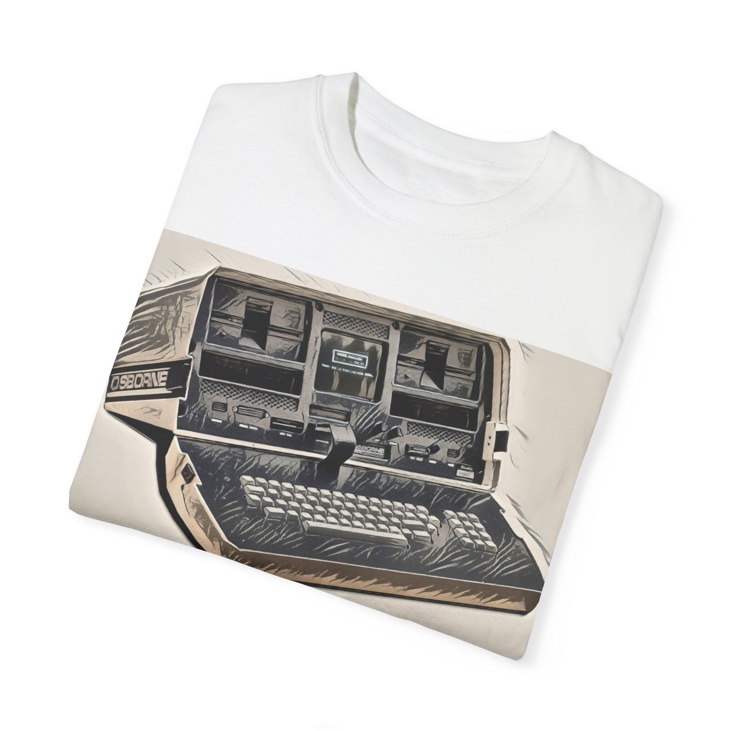 OSBORNE Computer T-Shirt - Ink Art Monochrome