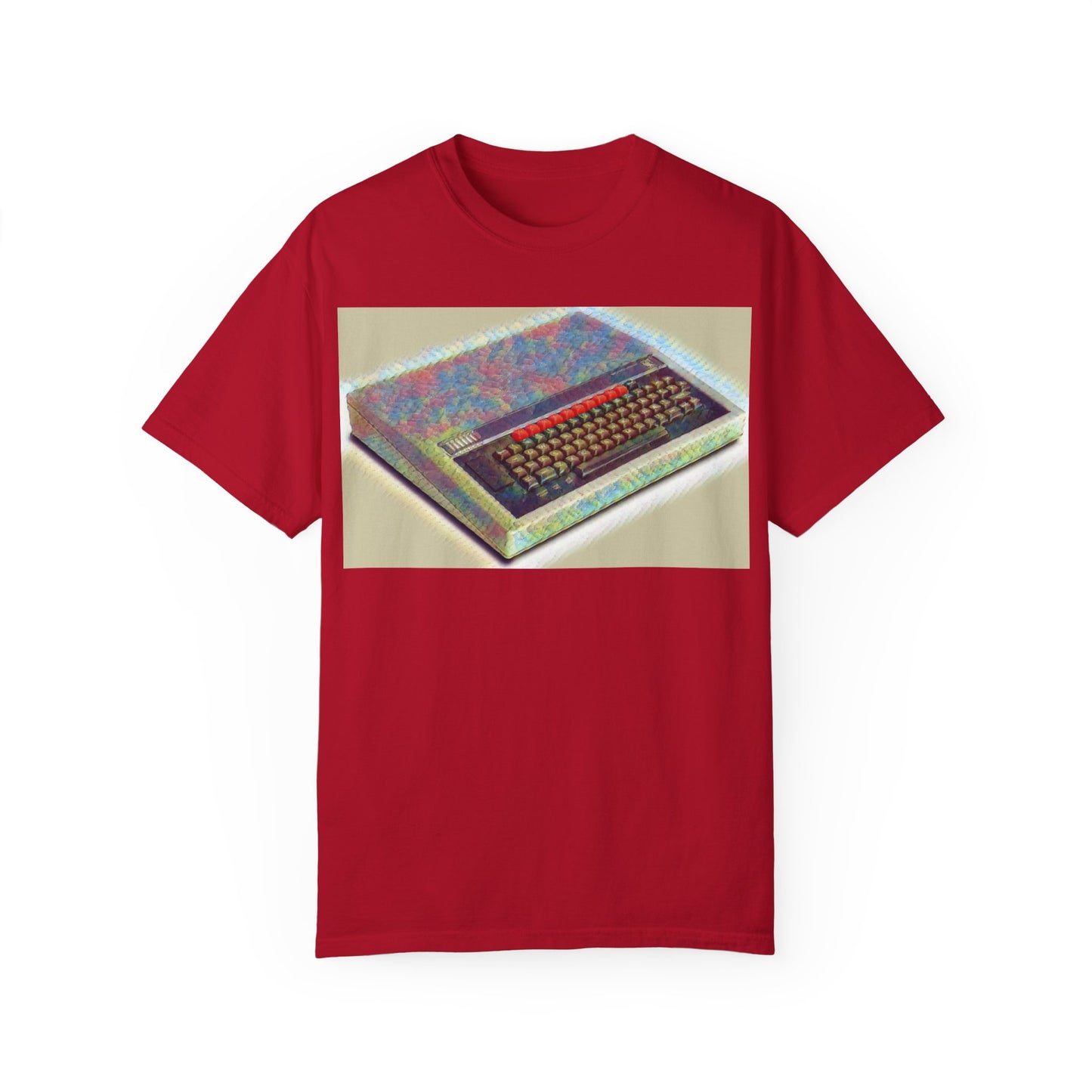 Classic Micro Computer T-Shirt - Paint Art Color