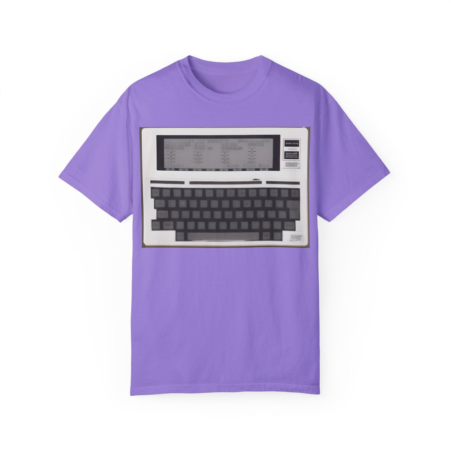 Classic Laptop PC T-Shirt - Print Art Monochrome