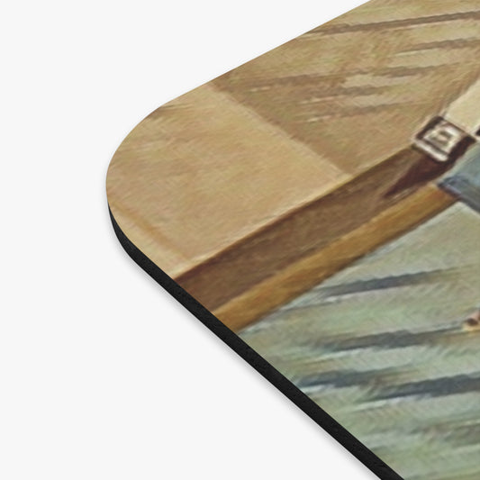 Mainframe Inspired Mouse Pad, Vintage Tech Desk Accessory, Gaming Gift, Home Office Decor.