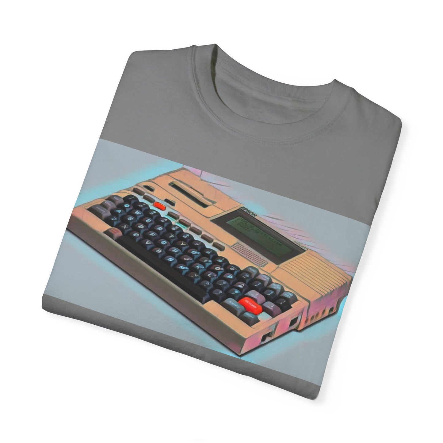 Classic Laptop Computer T-Shirt - Modern Art Color