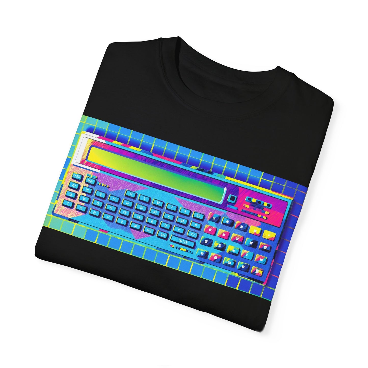 Classic Pocket PC T-Shirt - Modern Art Multi-Color