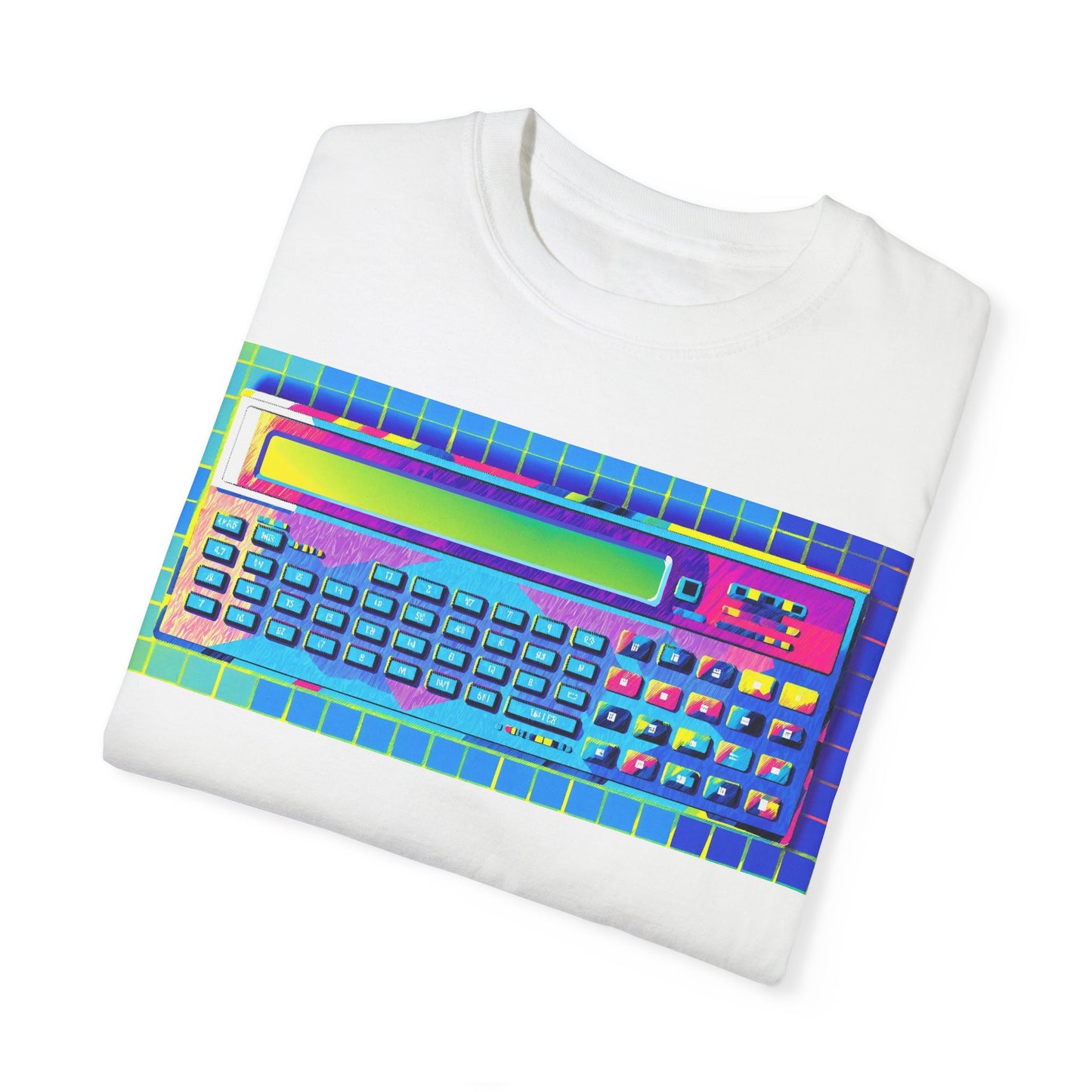 Classic Pocket PC T-Shirt - Modern Art Multi-Color