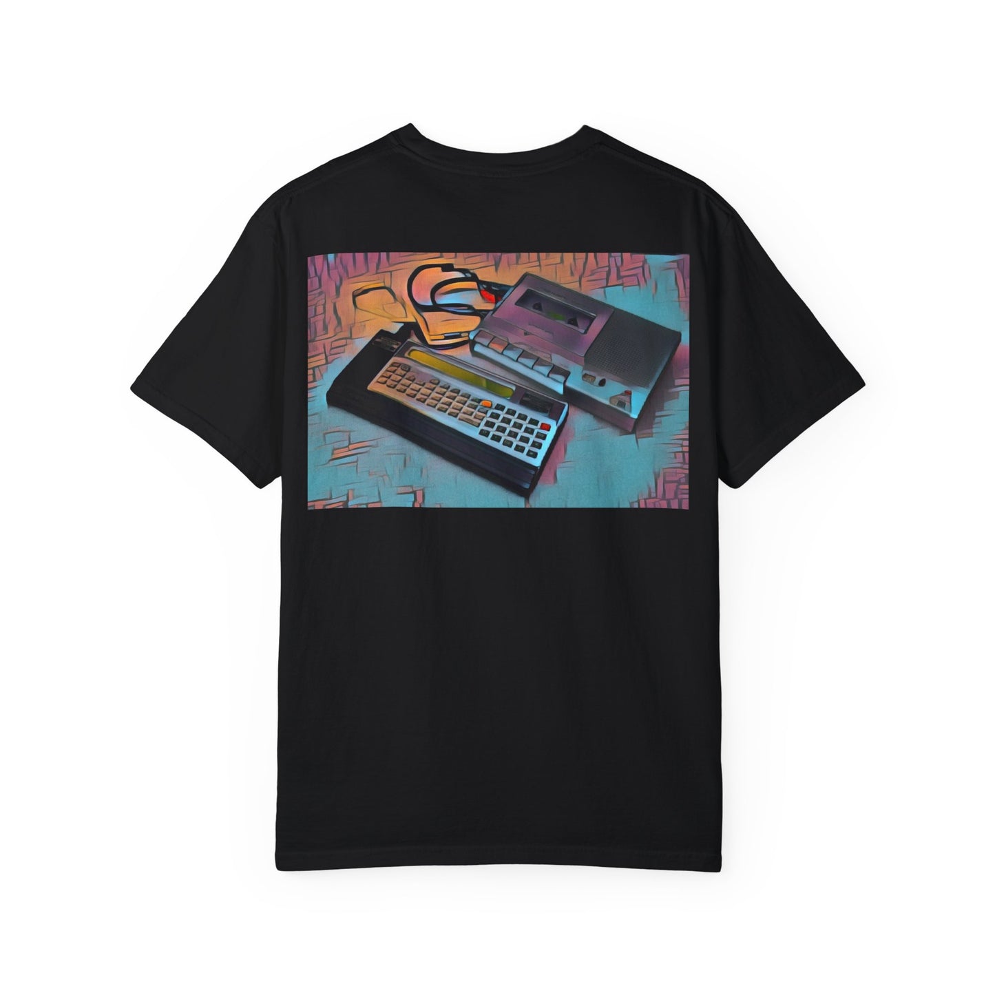 Classic Pocket PC T-Shirt - Modern Art Multi-Color