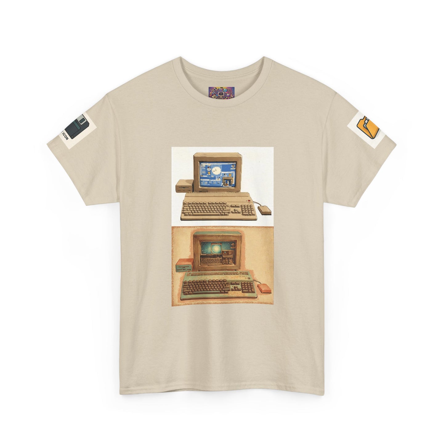Retro Computer Tee — Vintage PC Graphic T‑Shirt for Tech Lovers