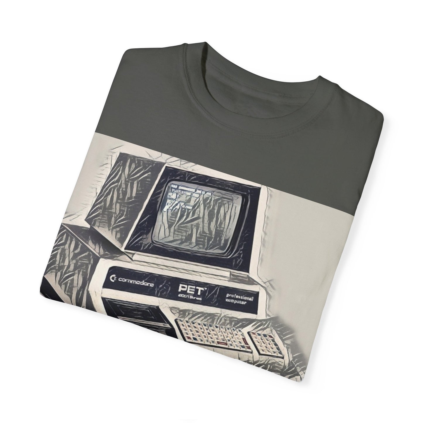 PET Computer T-Shirt - Ink Art Monochrome