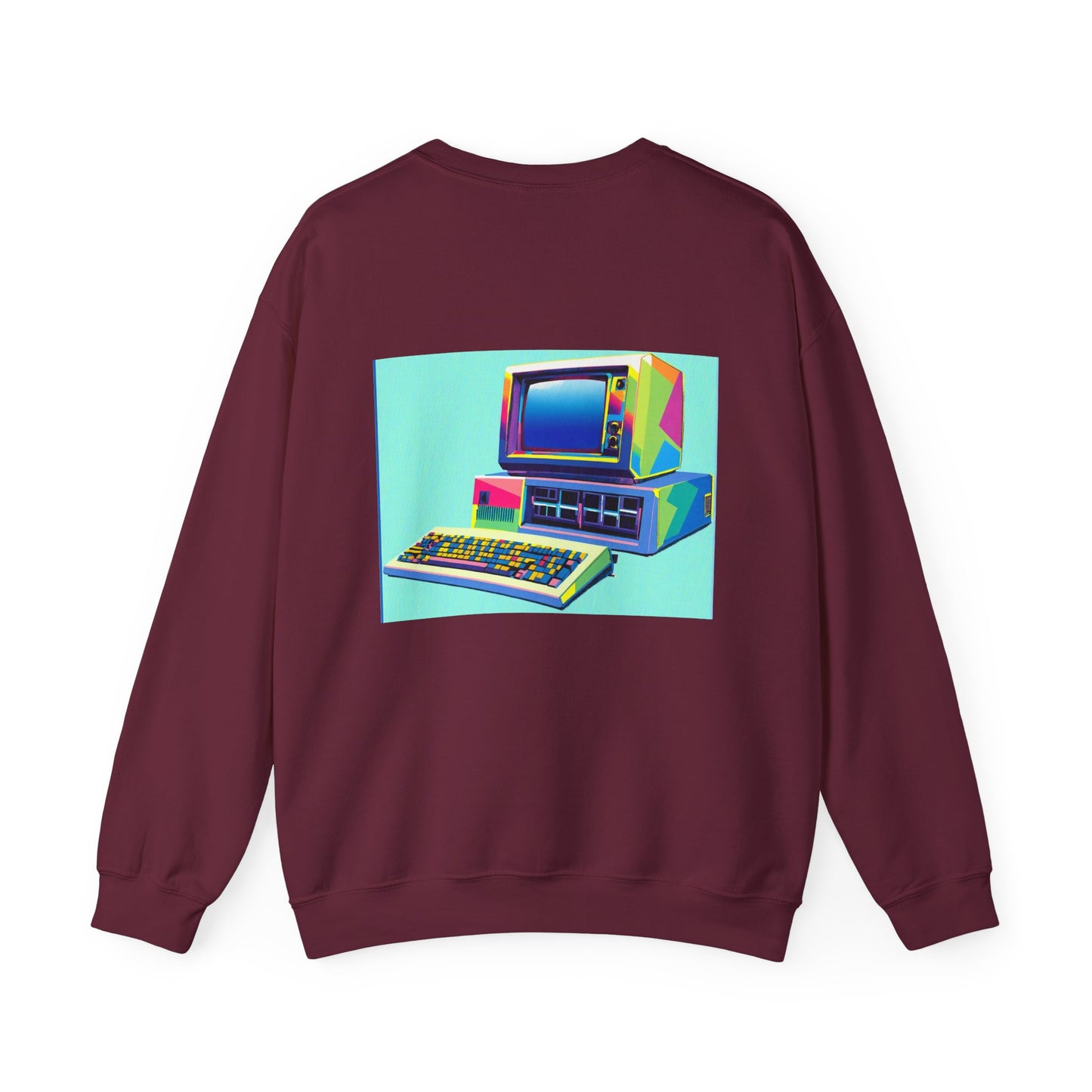 Classic PC Themed Crewneck Sweatshirt - 5150 Vintage PC Graphic