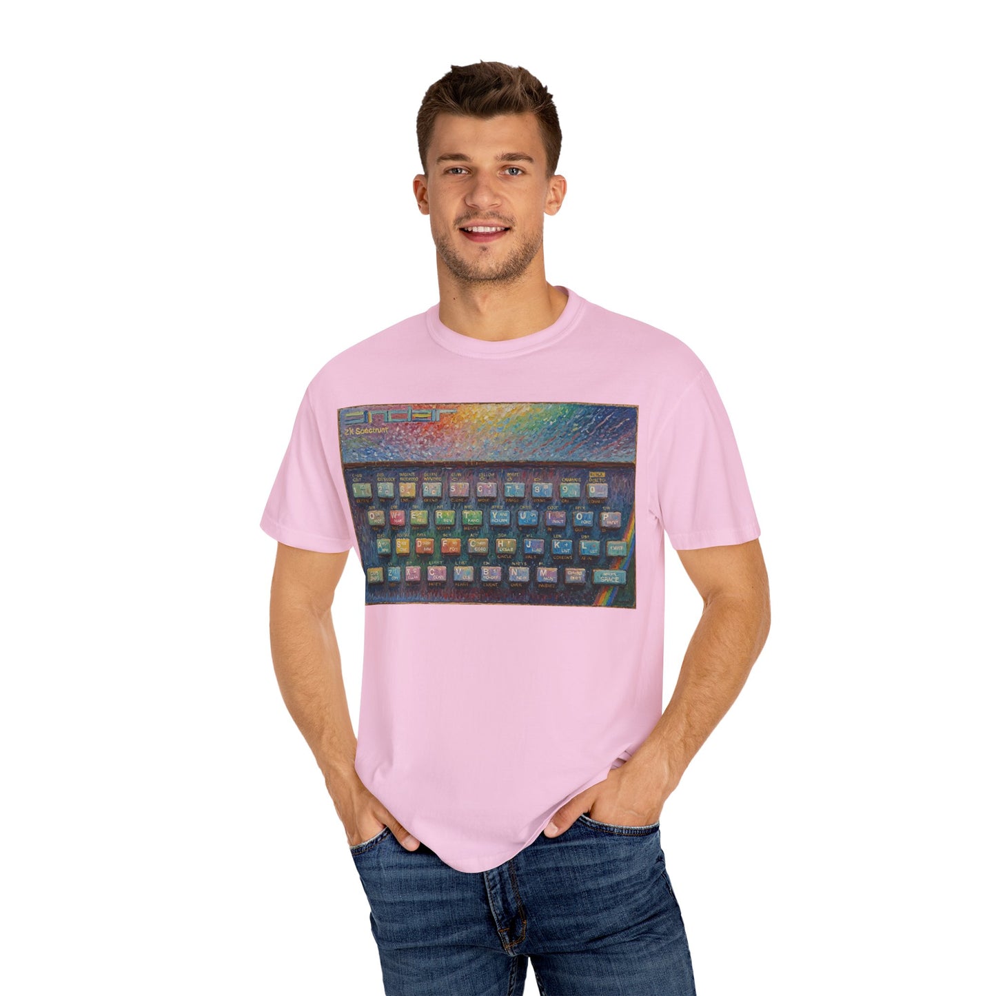 Sinclair Spectrum T-Shirt - Oil Paint Art Color
